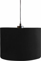 Rox Living Lampenkap Hangend Black Velvet 28 Cm Textiel Zwart