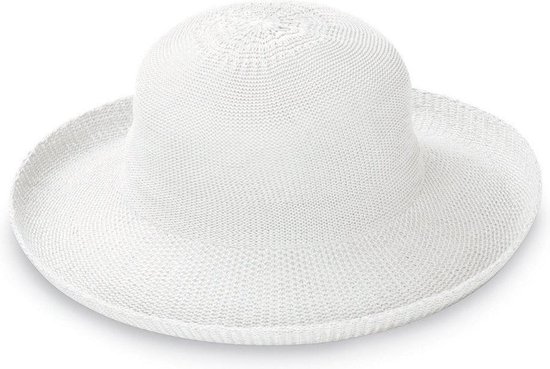 Chapeau de soleil léger UPF50 + pour femme - Résistant aux UV - Taille: 58cm - Breton by House of Ord - Taille: 58cm - Couleur: Wit