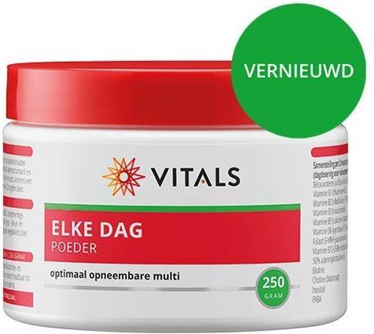 Afgrond Hoofd verdund Vitals Elke Dag poeder 250 gram | bol.com