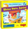 Afbeelding van het spelletje Haba Spel Mijn Eerste Spellen Rhino Hero Junior (fr) Karton/hout 18-delig