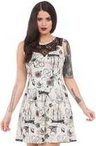 Jawbreaker Korte jurk -XL- Naughty Nautical Creme