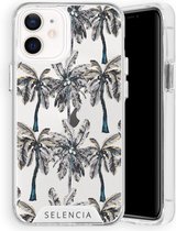 Selencia Zarya Fashion Extra Beschermende Backcover iPhone 12 Mini hoesje - Palmtree