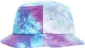 Flexfit - Festival Print Bucket Hat purple turquoise one size Bucket hat / Vissershoed - Paars/Blauw