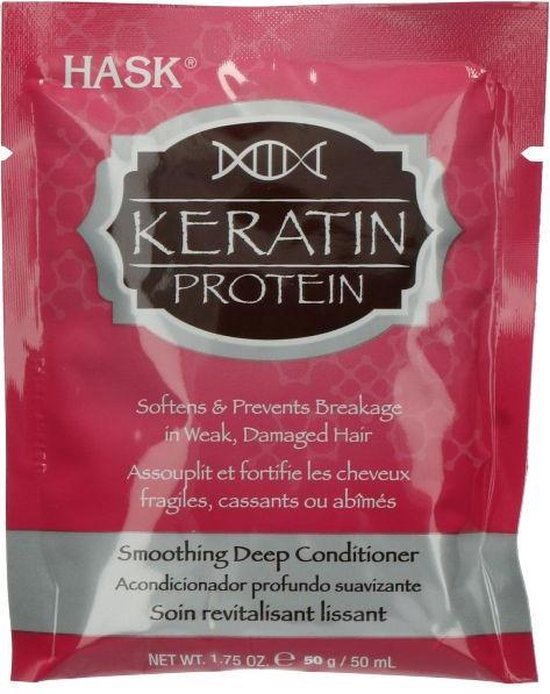 Hask Keratin Protein Smoothing Deep Conditioner Packet Conditioner