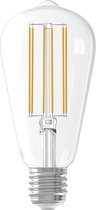 CALEX - LED Lamp - Filament ST64 - E27 Fitting - Dimbaar - 4W - Warm Wit 2300K - Transparant Helder - BES LED