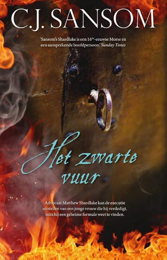 Cover van het boek 'Het zwarte vuur (Shardlake 2)' van C. Sansom