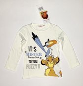 Disney Lion King longsleeve - off-white - maat 104