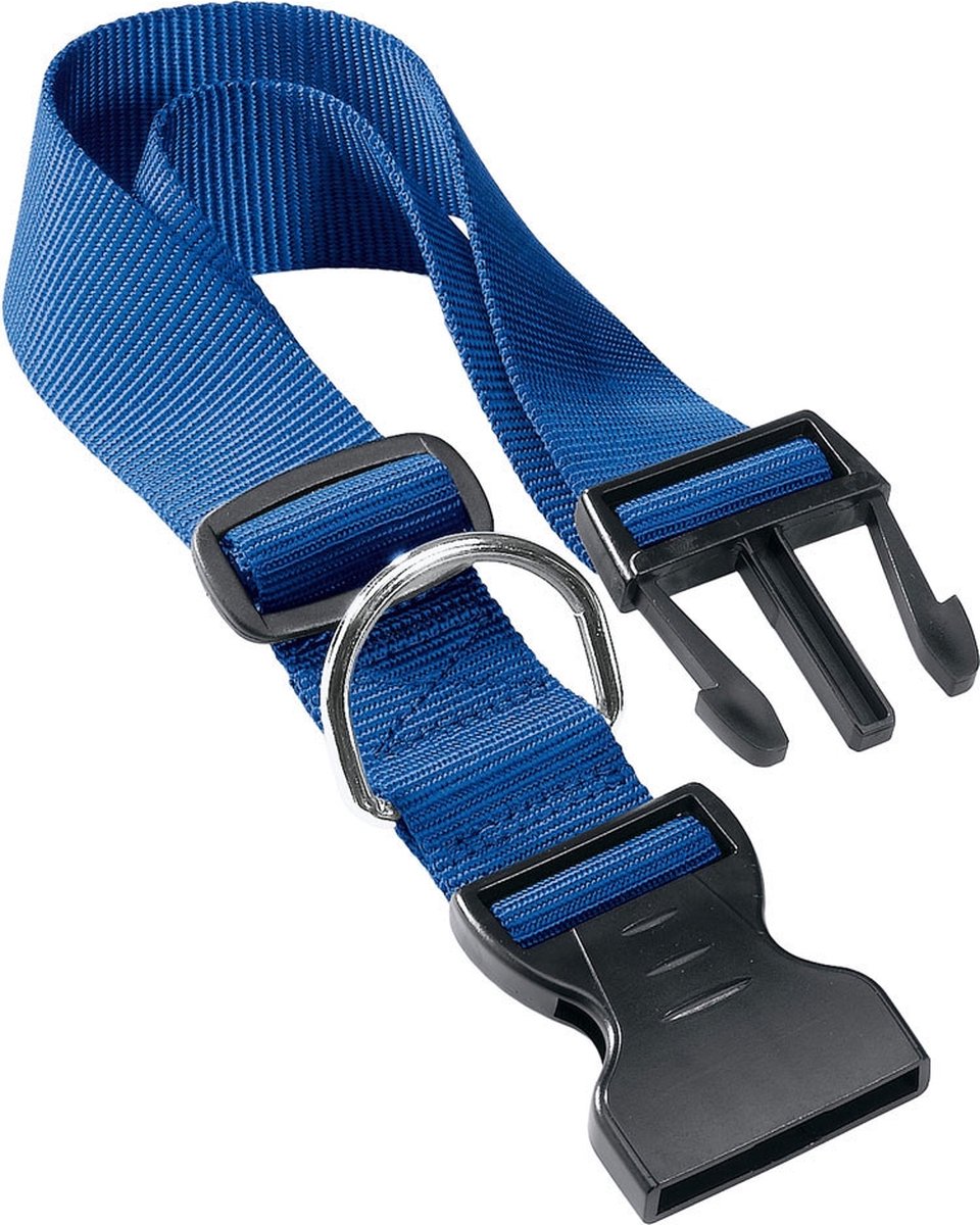 Ferplast Hondenhalsband Club 44 X 1,5 Cm Nylon Blauw