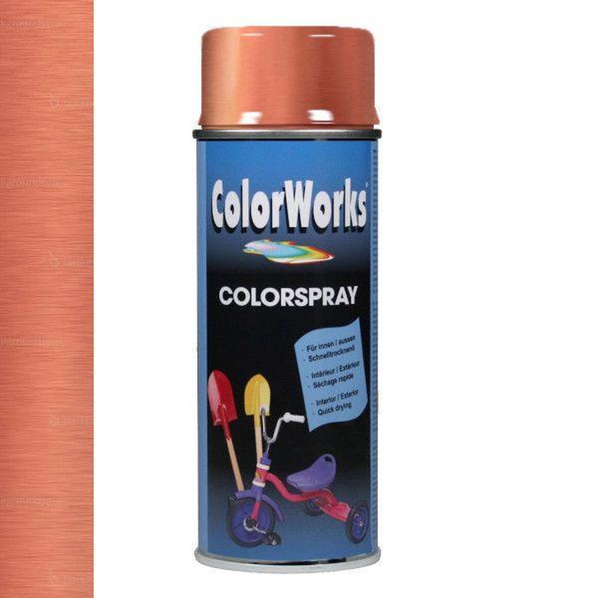 Zuidwest Hulpeloosheid Iedereen Colorworks Colorspray - Hoogglans - 400 ml - Koper | bol.com