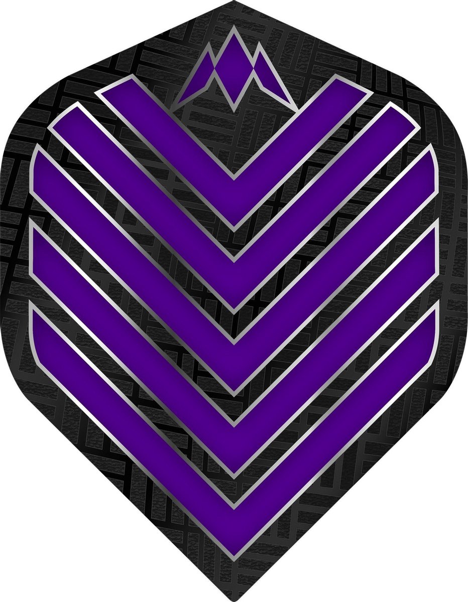 Mission Admiral Dart Flights - Paars