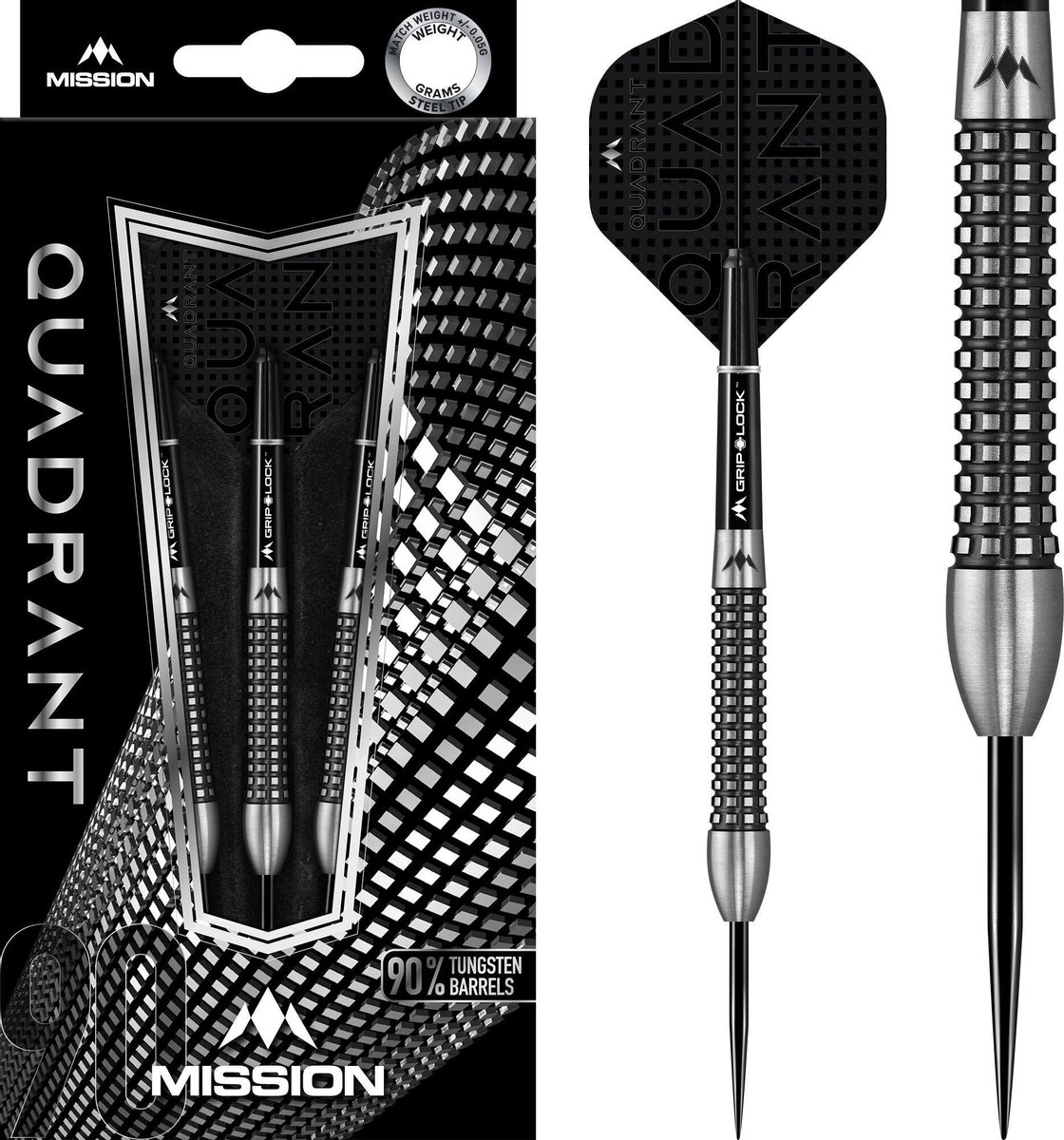 Mission Quadrant M3 90% - Dartpijlen - 25 Gram