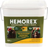 Hemorex, 1,5kg voorziet in essentiële voedingsstoffen om de elasticiteit van de long-capillairen te behouden