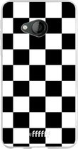 HTC U Play Hoesje Transparant TPU Case - Checkered Chique #ffffff