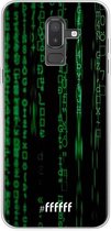 Samsung Galaxy J8 (2018) Hoesje Transparant TPU Case - Hacking The Matrix #ffffff