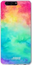 Huawei P10 Plus Hoesje Transparant TPU Case - Rainbow Tie Dye #ffffff