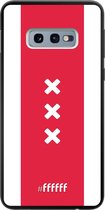 6F hoesje - geschikt voor Samsung Galaxy S10e -  TPU Case - AFC Ajax Amsterdam1 #ffffff