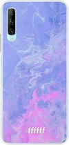 Huawei P Smart Pro Hoesje Transparant TPU Case - Purple and Pink Water #ffffff