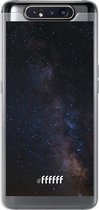 Samsung Galaxy A80 Hoesje Transparant TPU Case - Dark Space #ffffff