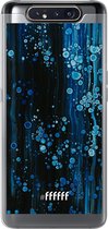 Samsung Galaxy A80 Hoesje Transparant TPU Case - Bubbling Blues #ffffff