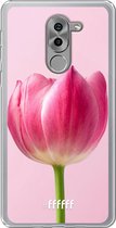 Honor 6X Hoesje Transparant TPU Case - Pink Tulip #ffffff