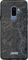 Samsung Galaxy S9 Plus Hoesje Transparant TPU Case - Golden Glitter Marble #ffffff