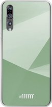 Huawei P20 Pro Hoesje Transparant TPU Case - Fresh Geometric #ffffff