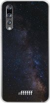 Huawei P20 Pro Hoesje Transparant TPU Case - Dark Space #ffffff