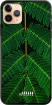 iPhone 11 Pro Max Hoesje TPU Case - Symmetric Plants #ffffff