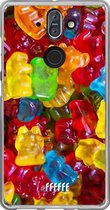 Nokia 8 Sirocco Hoesje Transparant TPU Case - Gummy Bears #ffffff