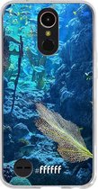 LG K10 (2017) Hoesje Transparant TPU Case - Coral Reef #ffffff