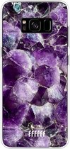 Samsung Galaxy S8 Plus Hoesje Transparant TPU Case - Purple Geode #ffffff