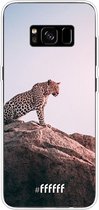 Samsung Galaxy S8 Plus Hoesje Transparant TPU Case - Leopard #ffffff