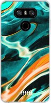 LG G6 Hoesje Transparant TPU Case - Fresh Waves #ffffff