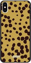 iPhone Xs Max Hoesje TPU Case - Cheetah Print #ffffff