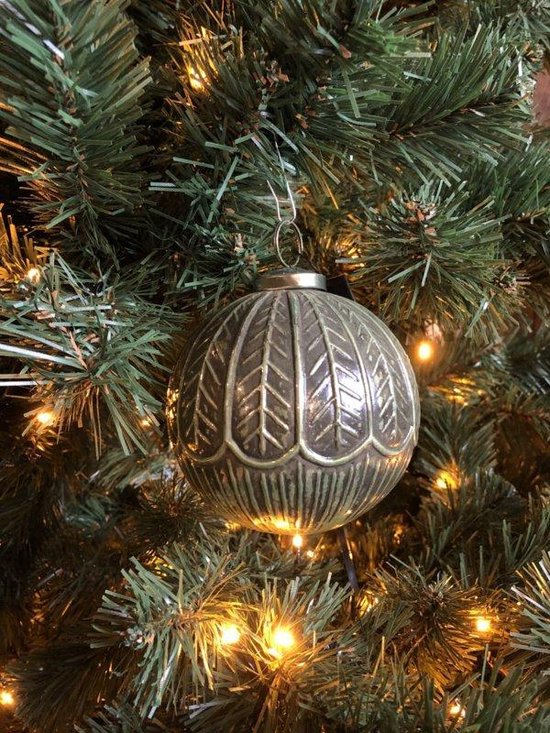 PTMD christmas chaira groene glanzende kerstbal