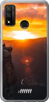 Huawei P Smart (2020) Hoesje Transparant TPU Case - Rock Formation Sunset #ffffff