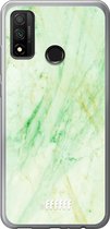 Huawei P Smart (2020) Hoesje Transparant TPU Case - Pistachio Marble #ffffff