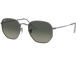 Ray-Ban Hexagonal RB3548-N 004/71 - Staalgrijs - Licht grijs gradient donker grijs