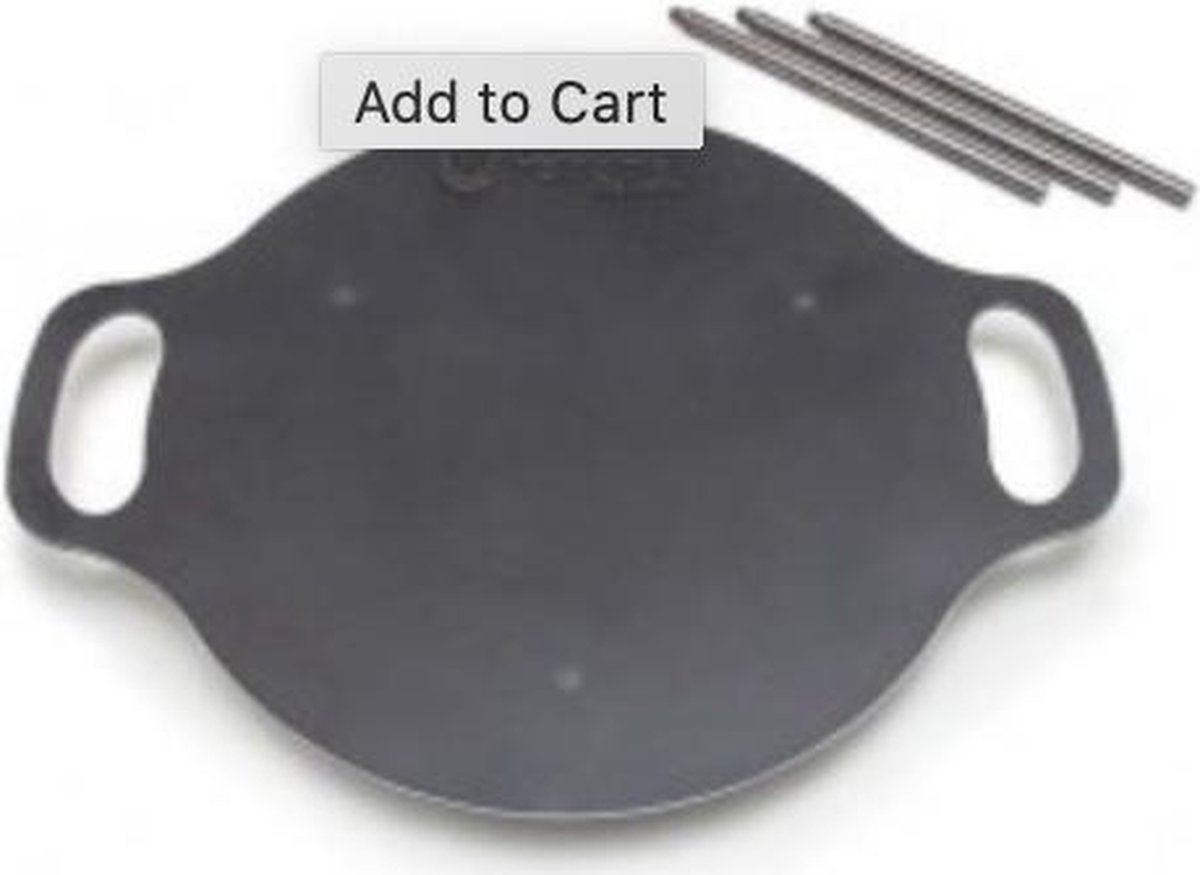 Petromax Vuurschaal en bakplaat 38 cm
