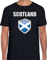 Schotland landen t-shirt zwart heren - Schotse landen shirt / kleding - EK / WK / Olympische spelen Scotland outfit L