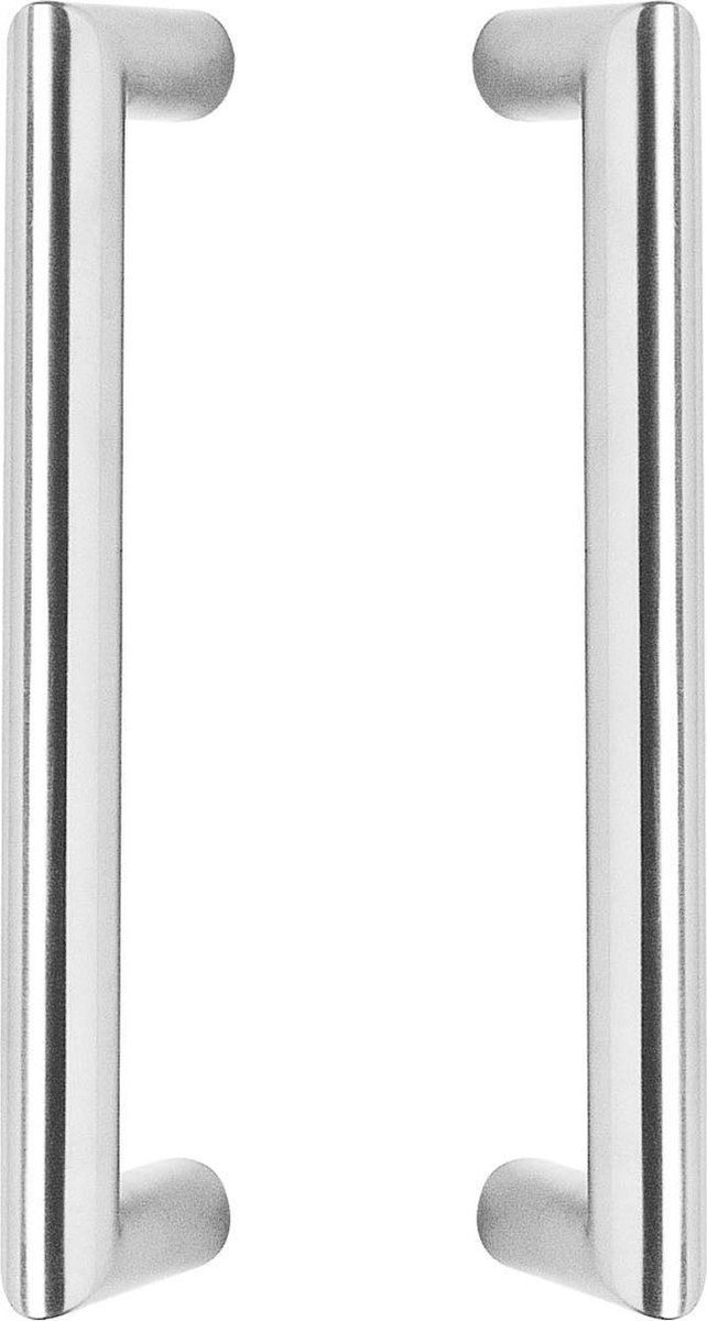 Intersteel Deurgrepen per paar recht-90° 630x80x30 HoH 600 rvs