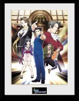 Ace Attorney: Key Art 30 x 40 cm Framed Print