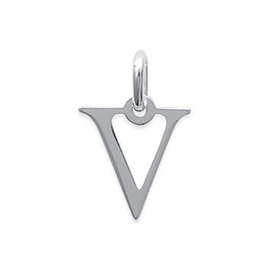 Blinx Jewels Zilveren Hanger Letter V