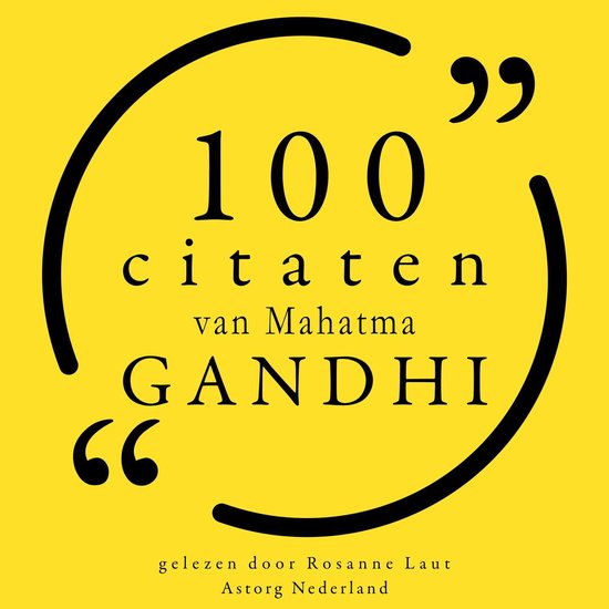 100 citaten van Mahatma Gandhi - cover
