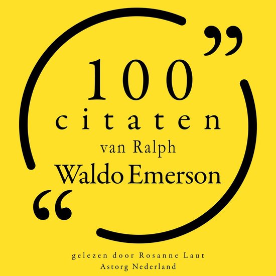 100 citaten van Ralph Waldo Emerson - cover