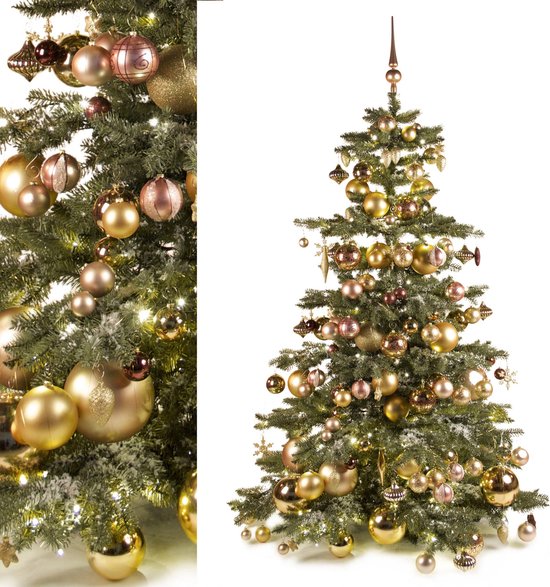 Pack décoration de Luxe de 195 ornements aux tons dorés pour un sapin de  Noël de 180... | bol.com