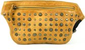 Bear Design Emmi Leren Heuptas Studs - Oker Geel