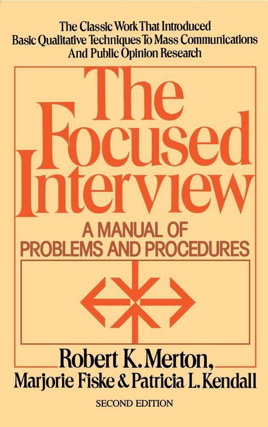 Focused Interview - cover