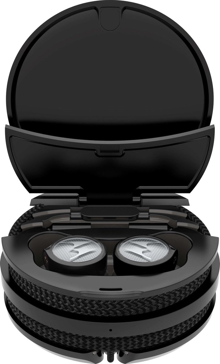 Motorola Oordopjes Tech 3 - Koptelefoon - 3-in-1 - Draadloos - Sportloop - Plug in - 18 Uur Speeltijd - IPX5 - Zwart