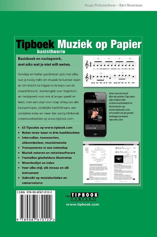 Tipboek - Muziek op papier